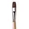Da Vinci Petit Gris Pur Blue Squirrel Brush - Flat Wash, Short Handle, Size 12